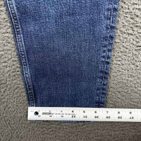 ME+EM Jeans Womens 31 Blue Straight Leg Stretch Dark Wash Denim - Picture 12 of 13